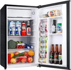 90L small home office single door compact refrigerator with freezer