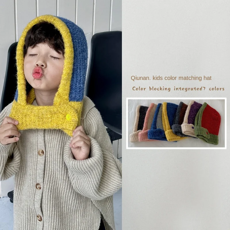 Gorro de Balaclava à prova de vento infantil, chapéus para esqui e neve, para meninos e meninas de 3 a 10 anos