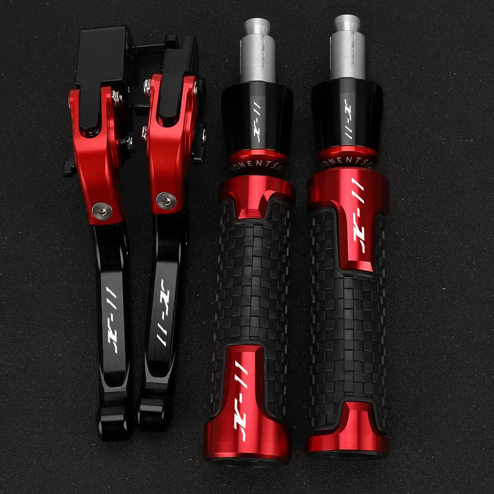 FOR HONDA X11 X-11 1999 2000 2001 2002 Handlebar Handle Bar Grips Motorcycle Accessories X 11 Adjustable Brake Clutch Levers