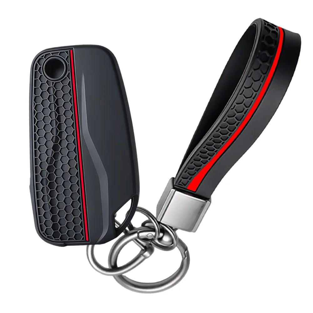Keychain For DUCATI Multistrada V2 V2S V4 V4S 1260S 950S Silicone Motorcycle Electronic Start Key Case Cover Key Shell
