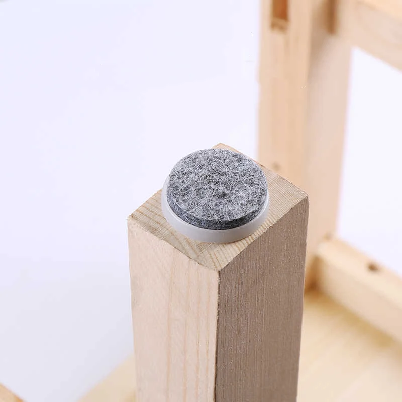 20-100 個家具足釘フェルトパッドプラスチックスライド釘椅子テーブル脚保護パッド直径 14 ミリメートル-28 ミリメートル白/茶色