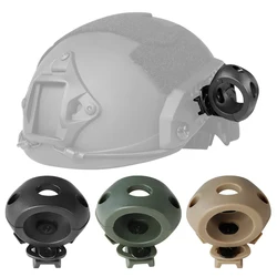 BOOIU Helmet Flashlight Holder Clip for Fast Tactical Helmet Mount Clamp Adapter 60 Degree Universal Rail Helmet Accessories