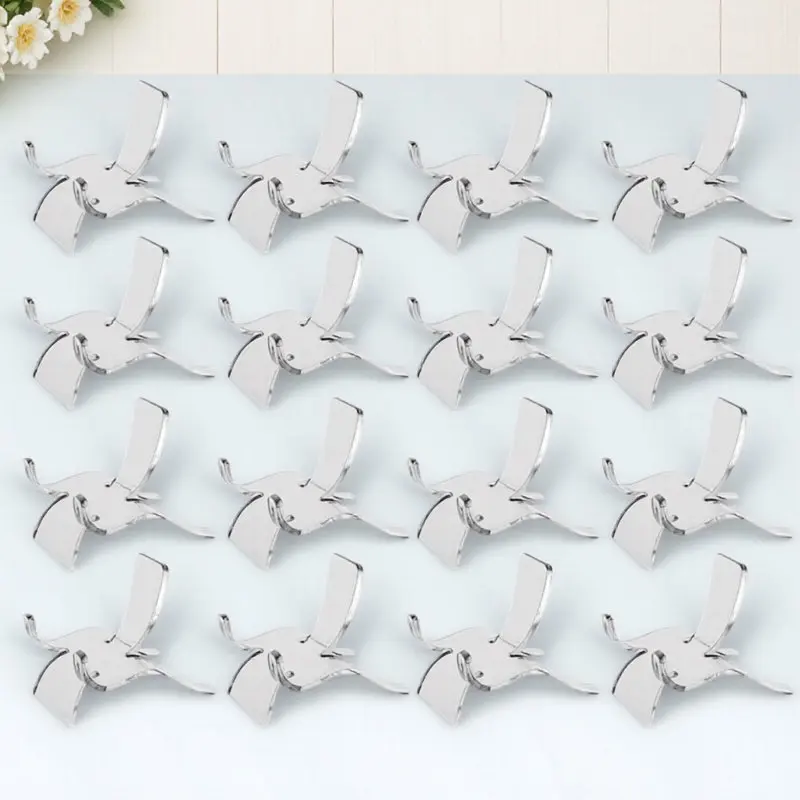 

24Pcs Crystal Display Acrylic Stands Clear Mini Easel Holders for Stones Gems Collectibles Storage Crystal Stand