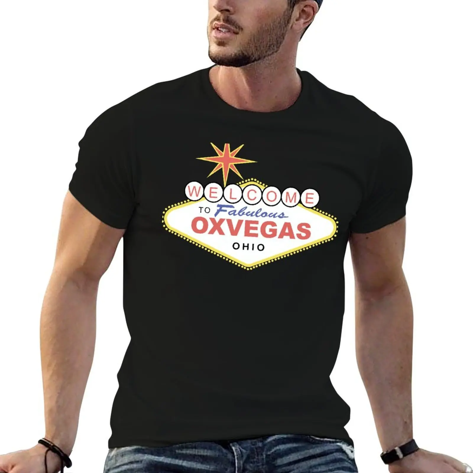 

Oxvegas Miami University T-Shirt t shirts with prints t shirt man cotton t shirts for man cotton T-shirt