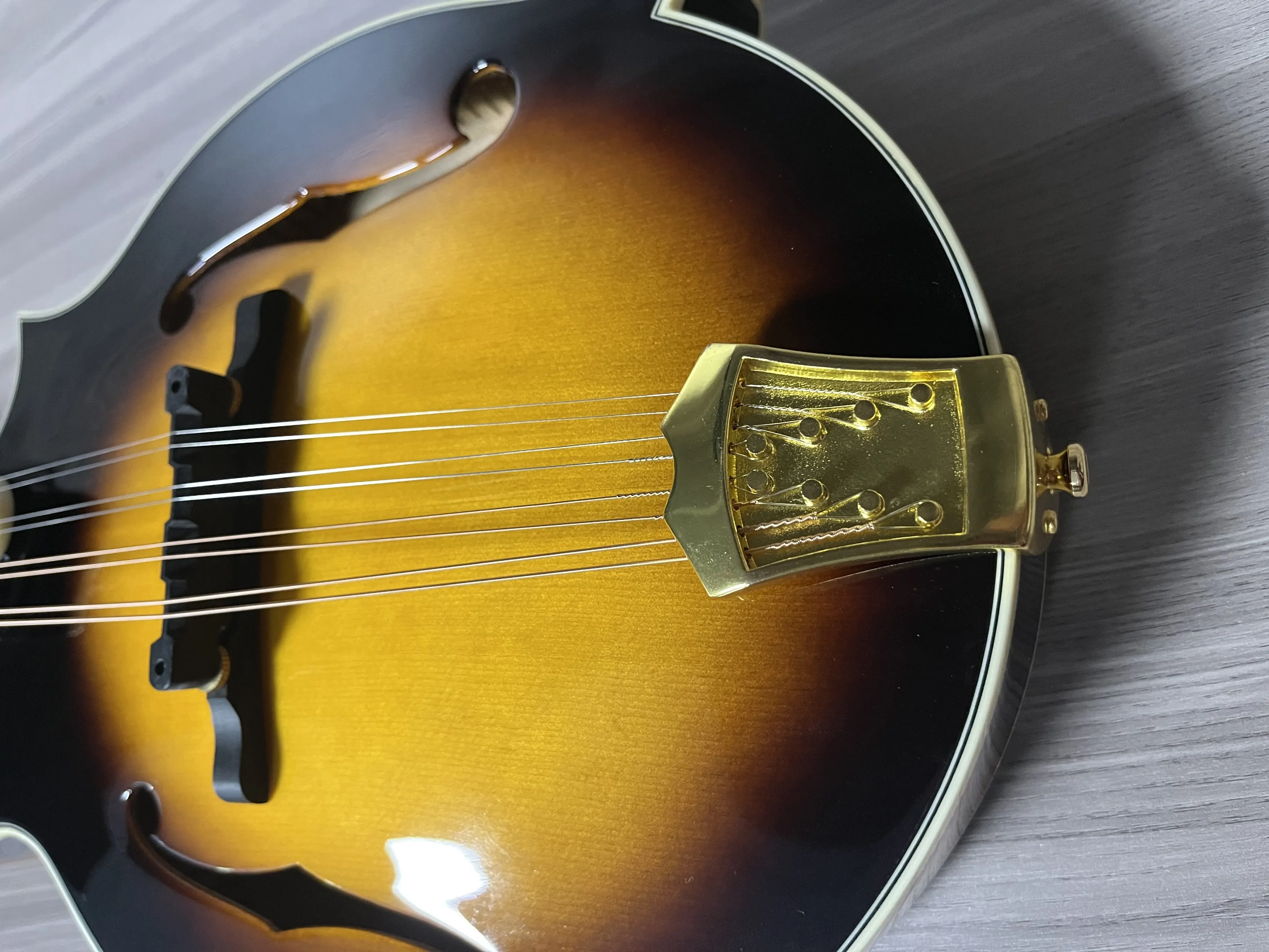 Musical InstrumentsF-panel spruce back maple all single wooden mandolin, 8-string, KMF630