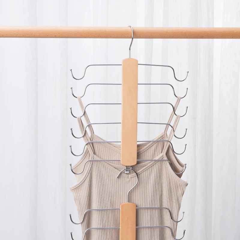 شماعة متعددة الوظائف للملابس والملابس الداخلية، شماعة سحرية موفرة للمساحة، خطاف معطف بلاستيكي على الطراز الشمالي للخزانة