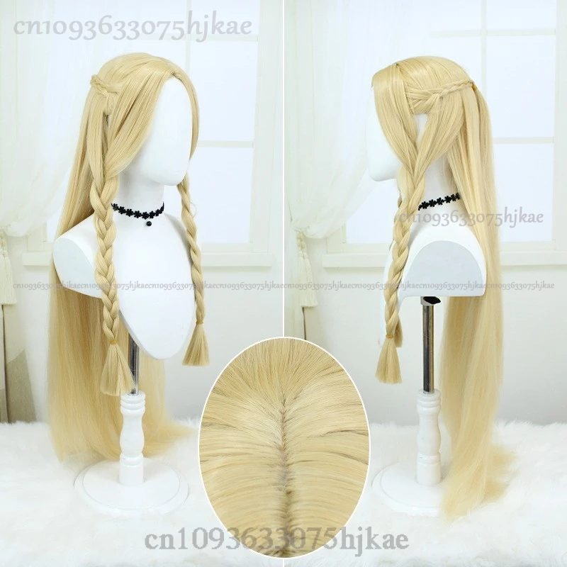 أنيمي لذيذ في كوس الزنزانة فالين مارسيل شعر مستعار تأثيري مقاومة للحرارة الاصطناعية الشعر هالوين كرنفال زي حفلة الدعائم