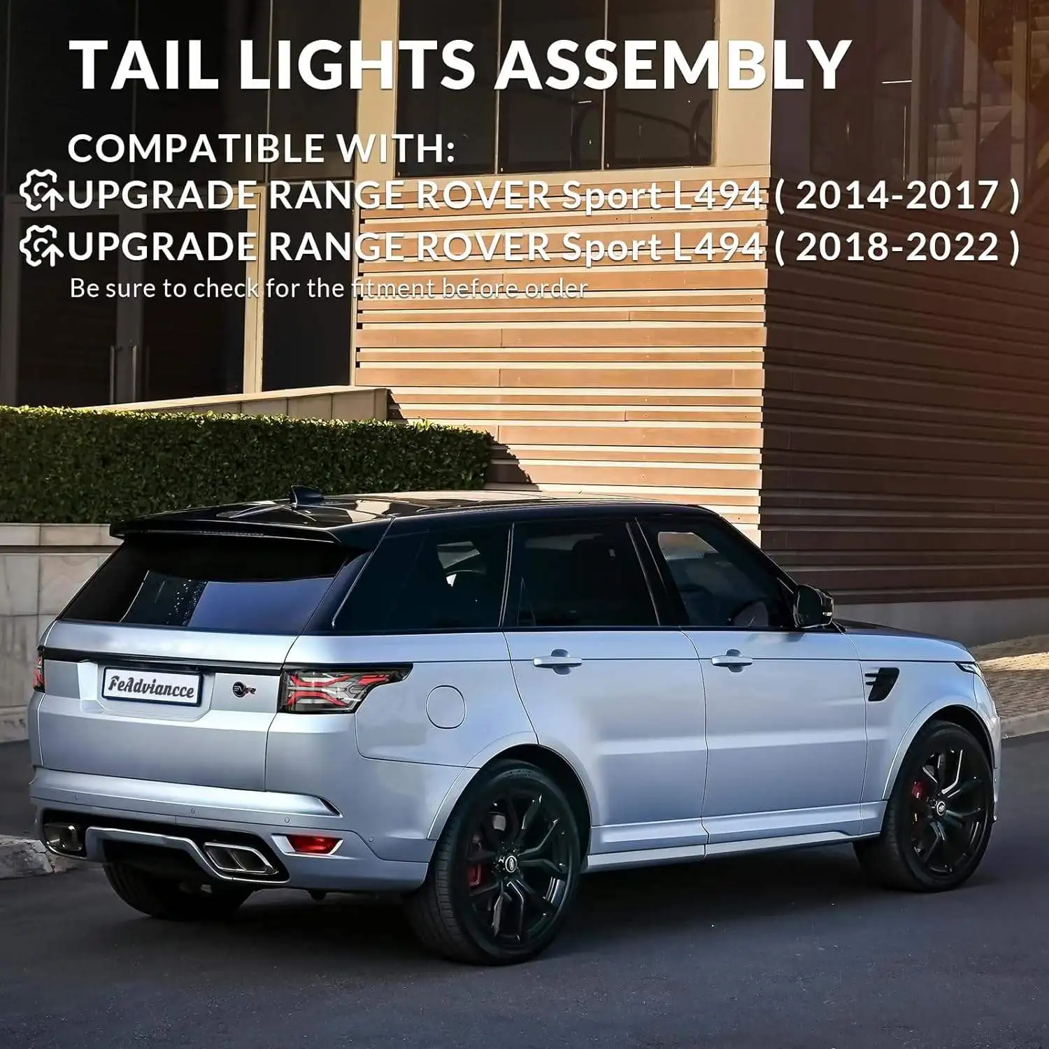 

LED Tail Lights For Land Rover Range Rover Sport 2014-2022 Sequential Rear Lamps