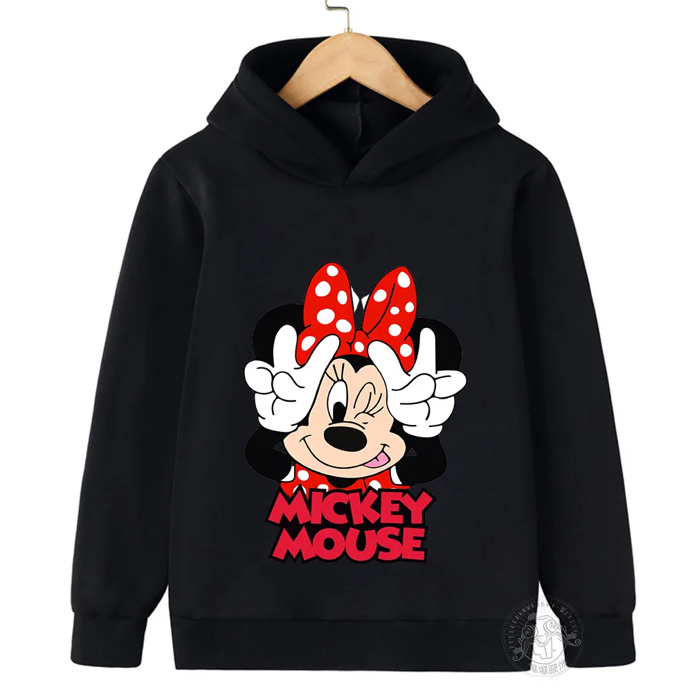 Hoodie Children\'s hoodie Cartoon printed  Minnie Mickey Spring fall children\'s sportswear Boys girls children\'s clothing