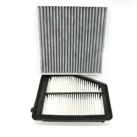 Yubao COMBONew Combo Set Engine & Carbonized Cabin Air Filter For Acura ILX 2013-2015 2.0L For Honda Civic 2012-2015 1.8L