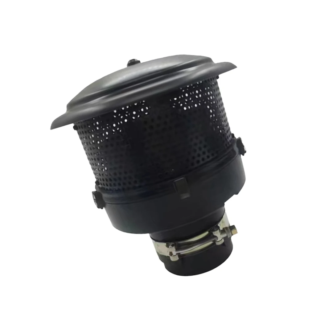 Excavator parts for excavator accessories Sany SY85 95 135 155 pre-filter air filter assembly intake air filter cap iron shell c