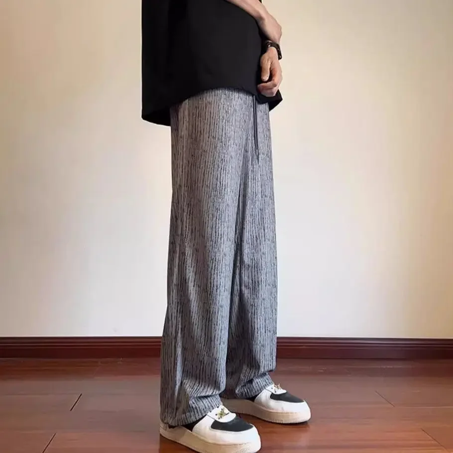 

Straight Trousers for Men Harajuku Fashion Plus Size Slacks Original Clothing Streetwear Vintage Clothes Cheap Casual Pants Man