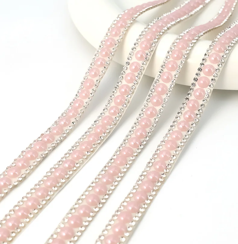 10 Yards Strassbänder, selbstklebend, glitzernd, Kristall, Diamant, DIY, Kunst, Auto, Hochzeit, Party, Festlichkeit, Geschenk, Dekoration, Perlenrolle – Detail 8