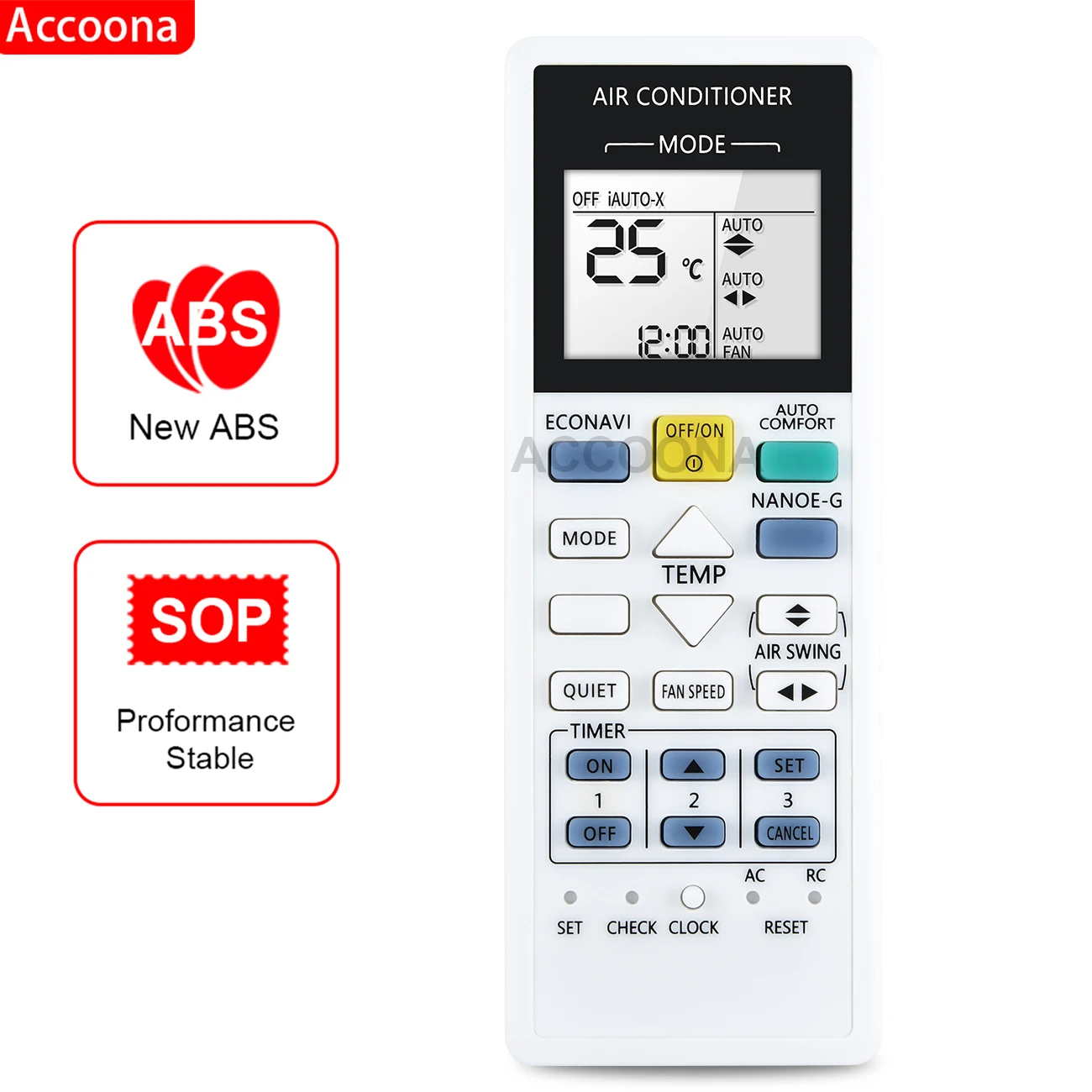 

Пульт дистанционного управления для кондиционера Panasonic CS-E12RKUAW CS-ME5RKUA CS-ME7RKU CS-ME7RKUA CS-C9RKH CS-RE9SKA RE12SKA RE18SKA RE2