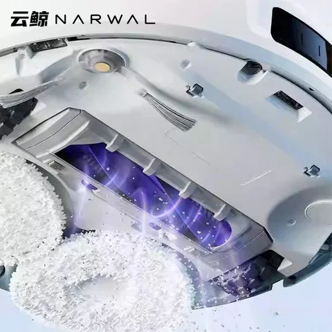 Робот-пылесос и швабра Narwal J4 Lite, автоматическая мойка, сила всасывания 3000 Па, лидарная навигация, управление через смарт-приложение топ 10 нарвал - №4