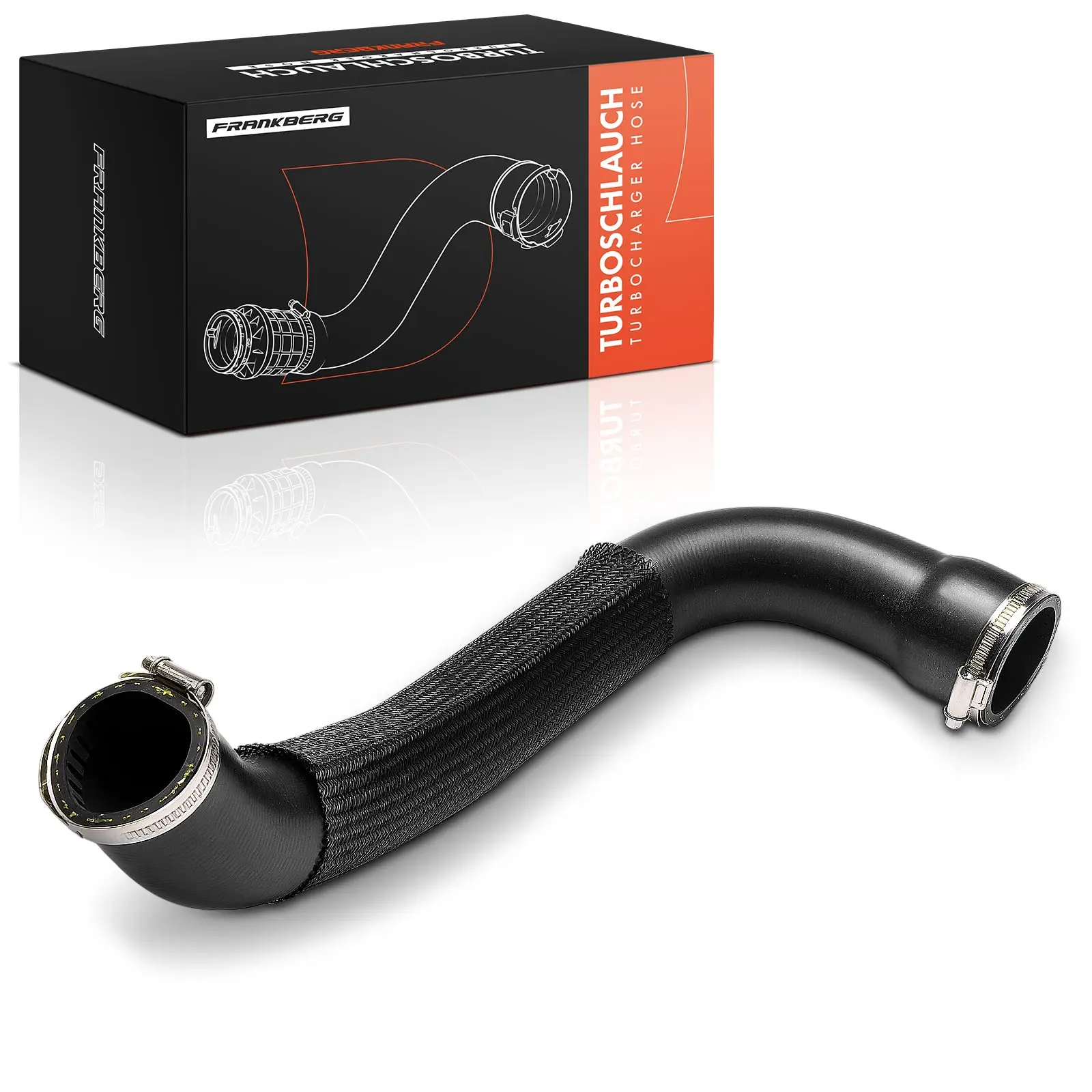 Frankberg 1x intercoolerslang turboslang Inlaatslang voor Porsche Panamera 971 Panamera Sport Turismo Bj vanaf 2017 961197