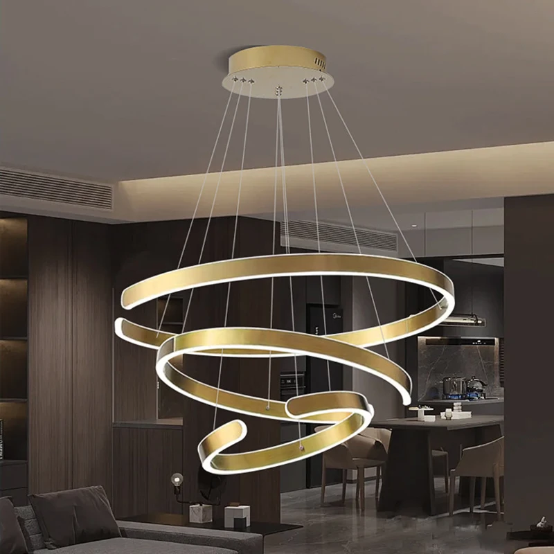 Nordic minimalist home decor lighting fixtures, including living room chandeliers, bedroom and dining room chandeliers, and indo