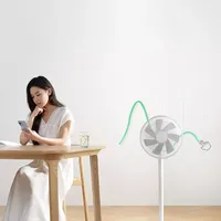 XIAOMI MIJIA Smart DC Frequency Conversion Standing Fan 1X Upgraded Version，Support Power Bank Power Supply，Support MIJIA APP