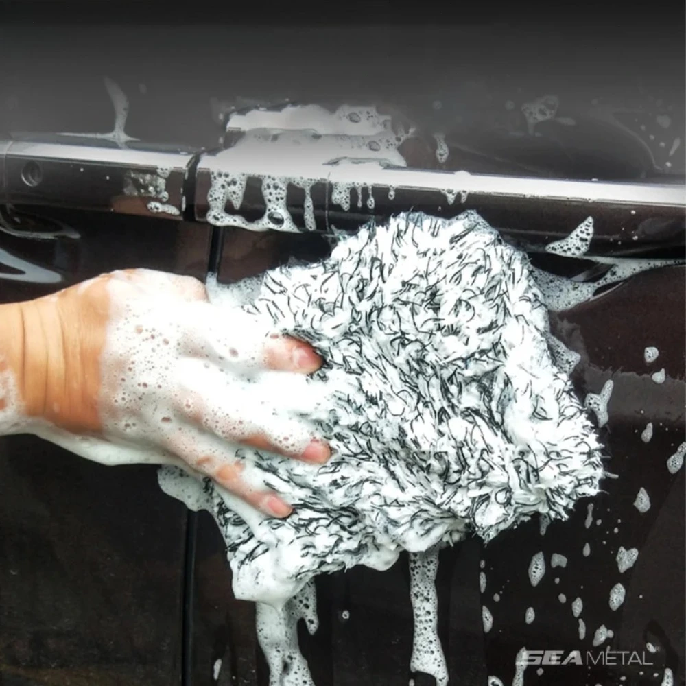 Car Wash Plush Sponge Strong Water Absorption Sponge Block Dust Cleaning Brushes Automobile Washer Car Wash Supplies