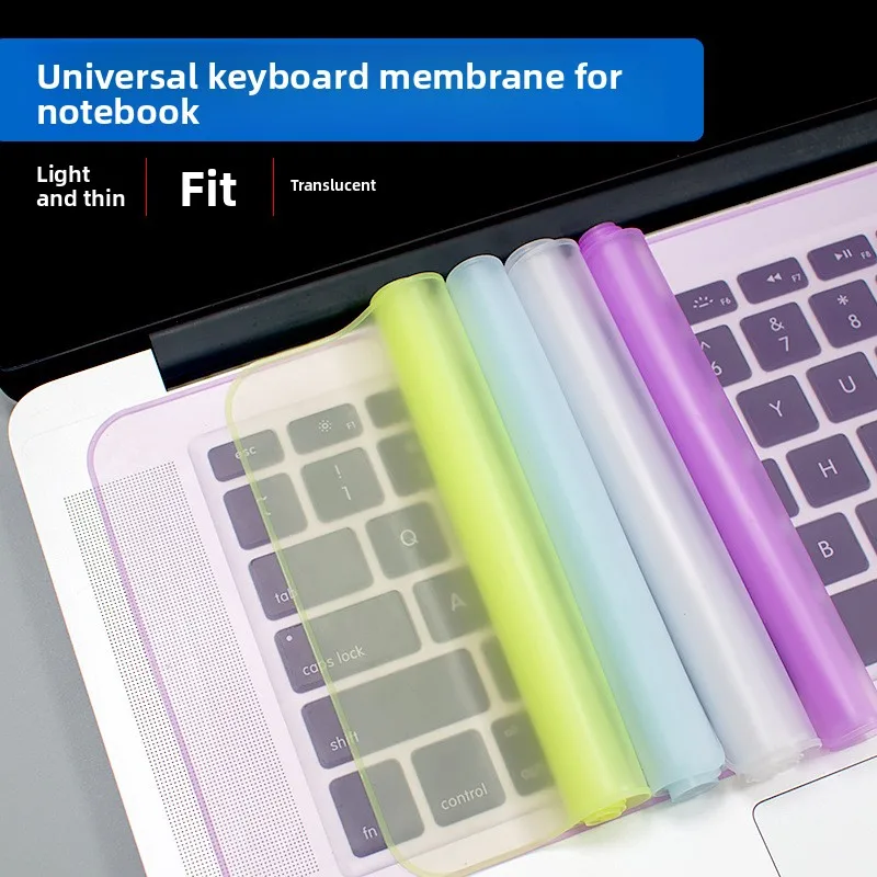 

Пленка для клавиатуры ноутбука, силиконовая защитная пленка для клавиатуры 14/15,6 дюйма, мультяшный пылезащитный чехол, универсальная пленка, щиток для клавиатуры