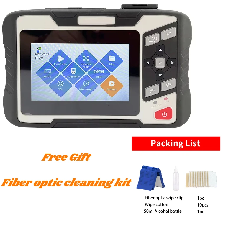 

Nk4300 Многофункциональный оптический рефлектометр во временной области 1310 1550 1625 1650 1610 нм Активное волокно Live OTDR Тестер оптического волокна