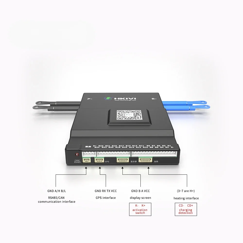 

8S 14S 16s 20S 24S 36v 48V 72V 100A 200A Lithium Ion Bms With Smart Active Balance System Bms