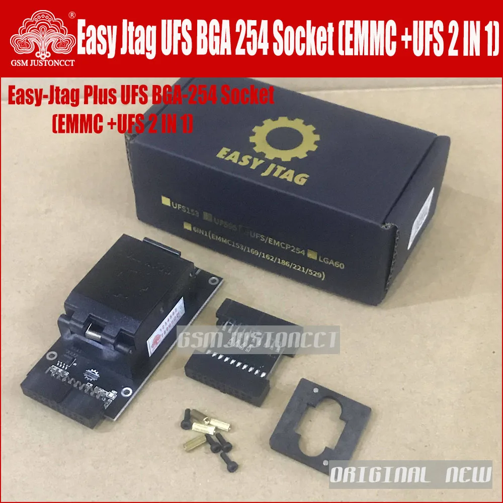 

Newest Easy-Jtag Plus UFS BGA 254 BGA 153 BGA 95 Socket Adapter with EASY JTAG PLUS BOX work