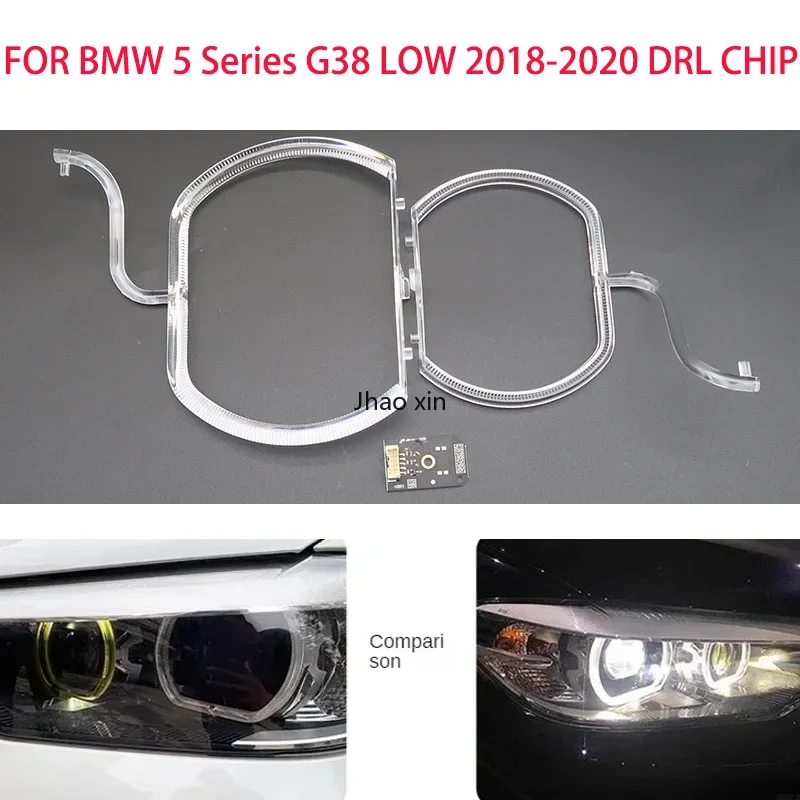 

Car Headlights DRL Light Strips Angel Eyes Chip Ballast Module Illumination Maintenance Part FOR BMW 5 Series G30 LOW 2018-2020