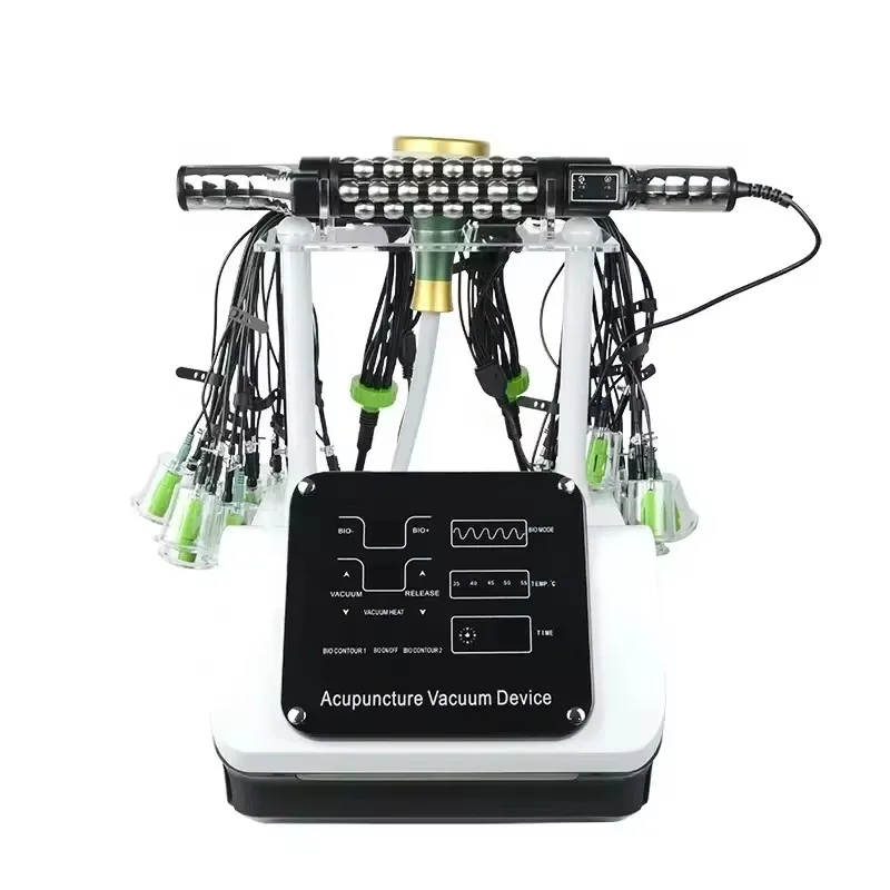 Acupuncture Cupping Therapy Machine with EMS Ball Rolling Massage System for Body Slimming And Fatigue Relief Guasha Body Care D