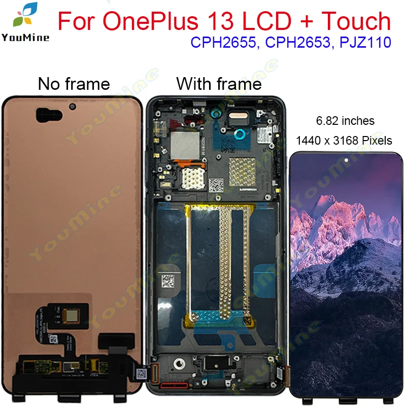 6.82'' AMOLED For OnePlus 13 LCD Display Touch Panel Screen