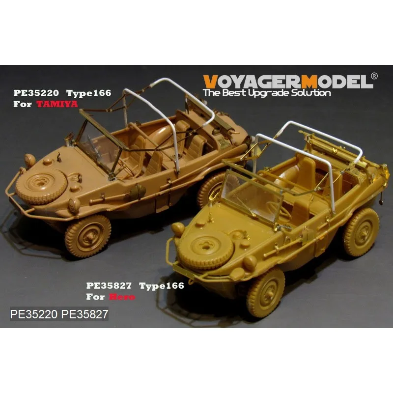 Model Voyager PE35827 1/35 wwi niemiecki 166 typu Schwimmwagan (dla 35001 bohatera)