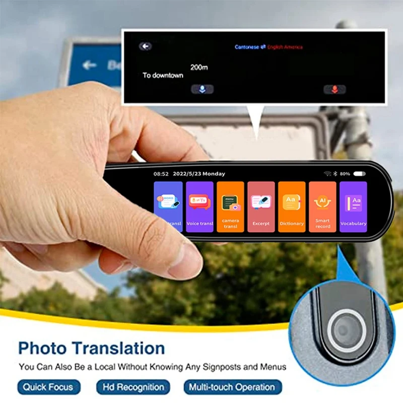 Imagem -04 - Translatorand Reading Pen para Autismo Dislexia Smart Voice Scan Tradutor 134 Idiomas