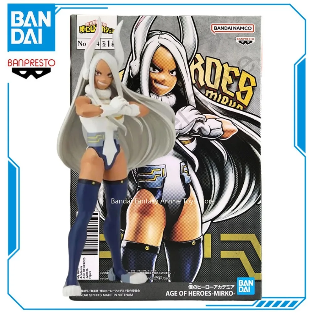 Bandai Original BANPRESTO Аниме My Hero Academia Miruko Аниме Фигурка Игрушки Коллекция моделей из ПВХ Фигурка Кукла Подарки