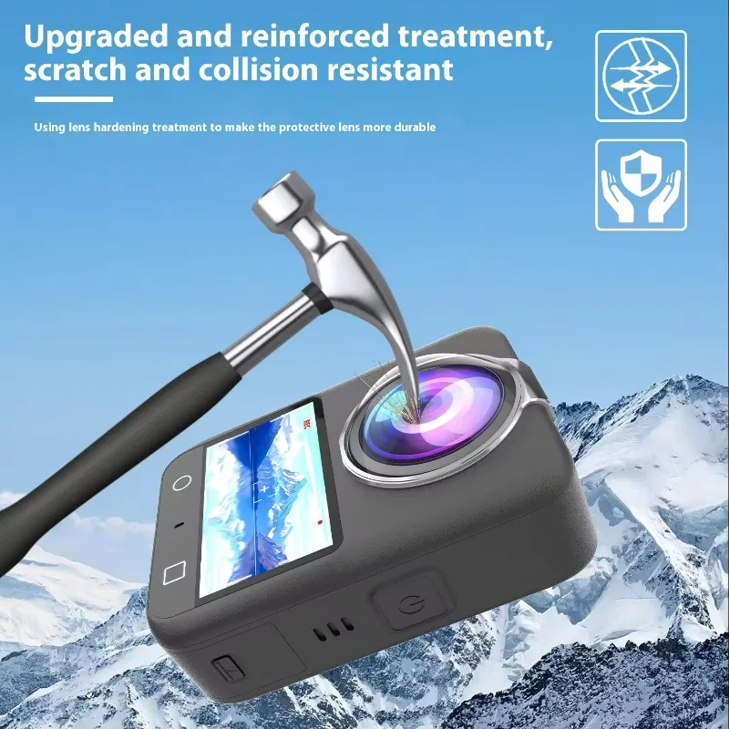Ochraniacz obiektywu do kamery DJI Osmo 360 Pełna osłona odporna na wstrząsy Przezroczysta osłona obiektywu HD Filmy do DJI Osmo 360
