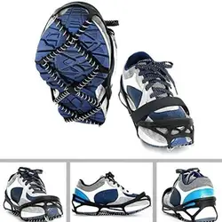 Karabiner 1Pair Outdoor Sports Schuh Abdeckung Nicht-slip Steigeisen Ice Grip Gehen Traktion Stollen Camping Ausrüstung карабин для ключей