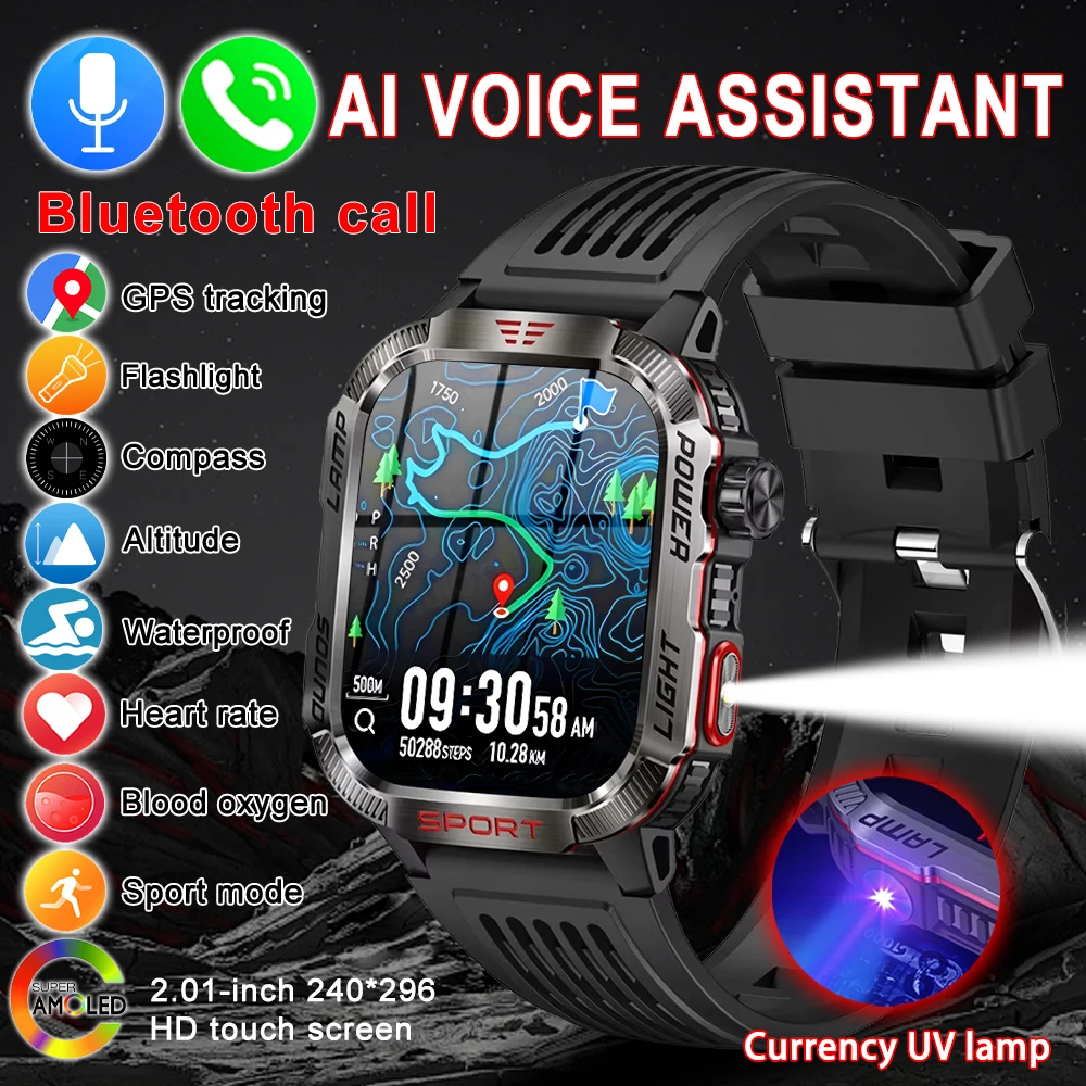 New original GPS Smartwatch Men 600mAh Watch Sport Outdoor Watch IP68 Waterproof Offline Map 100+ Sport Mode smart smartwatch