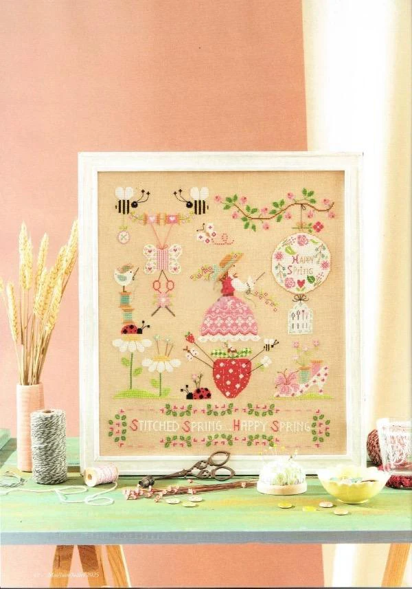 

Happy Spring 48-54 набор для вышивки крестом 14CT полная вышивка хлопковый набор для вышивки крестом нить 14CT