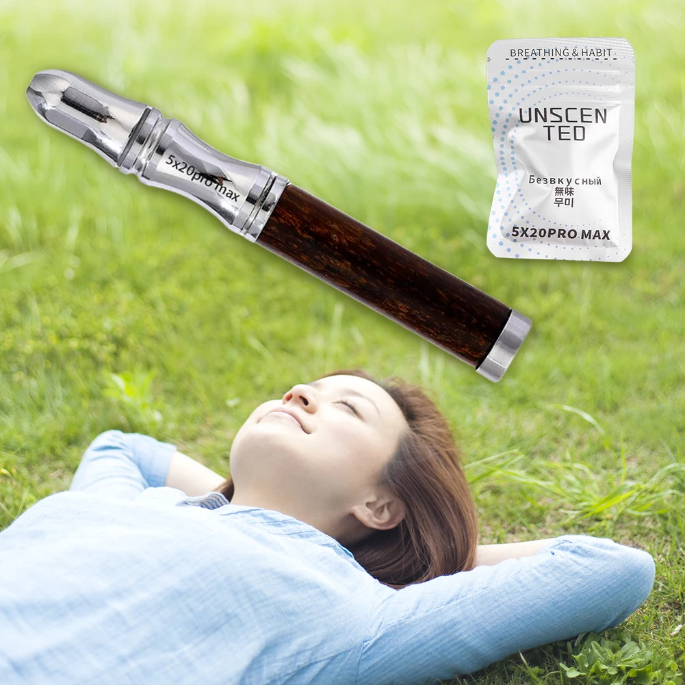 عصا الإقلاع عن التدخين، جهاز الاستنشاق الهوائي، عصا التنفس، أدوات إيقاف التدخين للبالغين (بني)