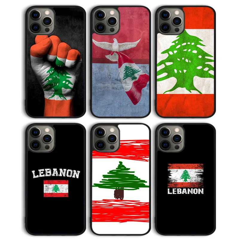 

Lebanese Lebanon Flag Phone Case Back Cover for iPhone 17 Air 16 15 14 13 11 12 Pro Max Plus Shell Coque
