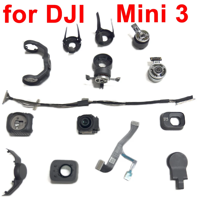 Genuine Mini 3 Gimbal Roll Arm Bracket  Mini 3 Standard Yaw Motor Camera Cable Camera Cover Signal Line for DJI Mini 3 Standard