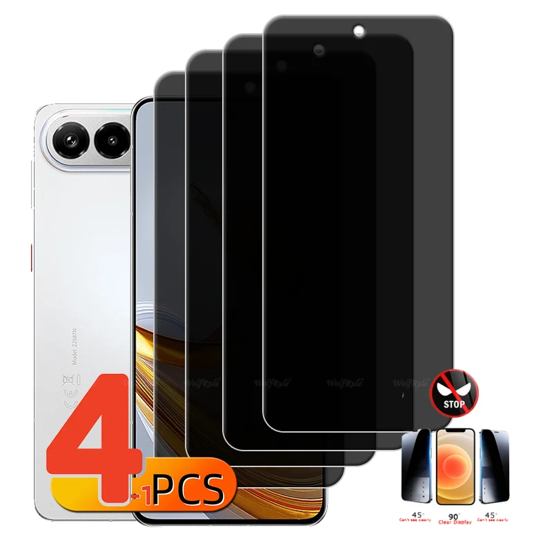 4/3/2/1 Stück für ZTE Nubia Air Pro Glas ZTE Nubia Air Pro gehärtetes Glas 9H Privatsphäre Anti-Spionage-Displayschutz ZTE Nubia Air Pro