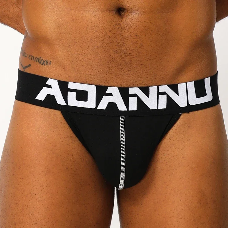 Mens Butt Lifting Jockstrap Panties Briefs Multi Elastic Belt Hip Raise Mens Underwear Comfortable Underpants Bikini