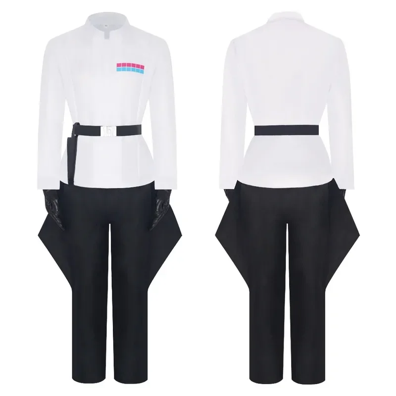 زي تنكري للضابط الإمبراطوري من فيلم غيور ستيلاري، ملابس علوية وسراويل وعباءة، مجموعة كاملة من زي لعب الأدوار للهالو @ 0Z *