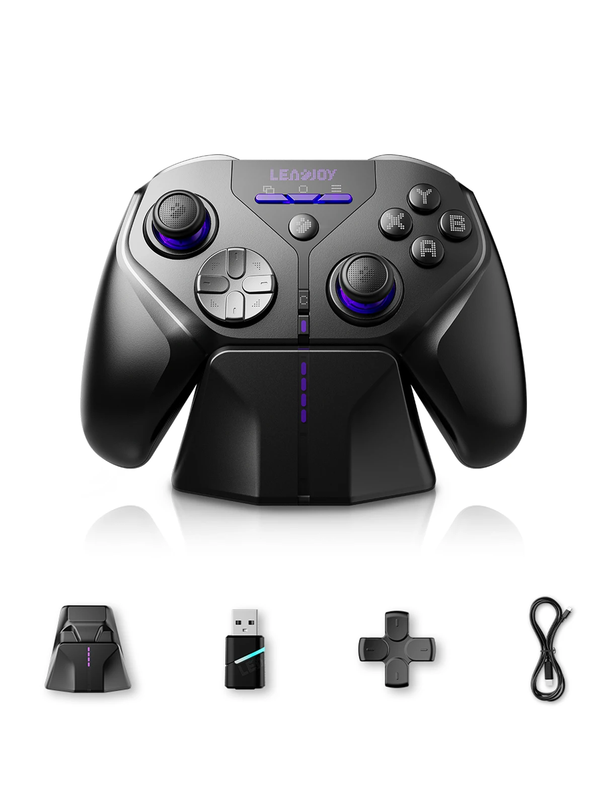 Leadjoy Xeno Plus Wireless Controller - TMR Sticks, Hall and Micro Switch Triggers, for PC, iOS, Android, Nintendo Switch 1/2