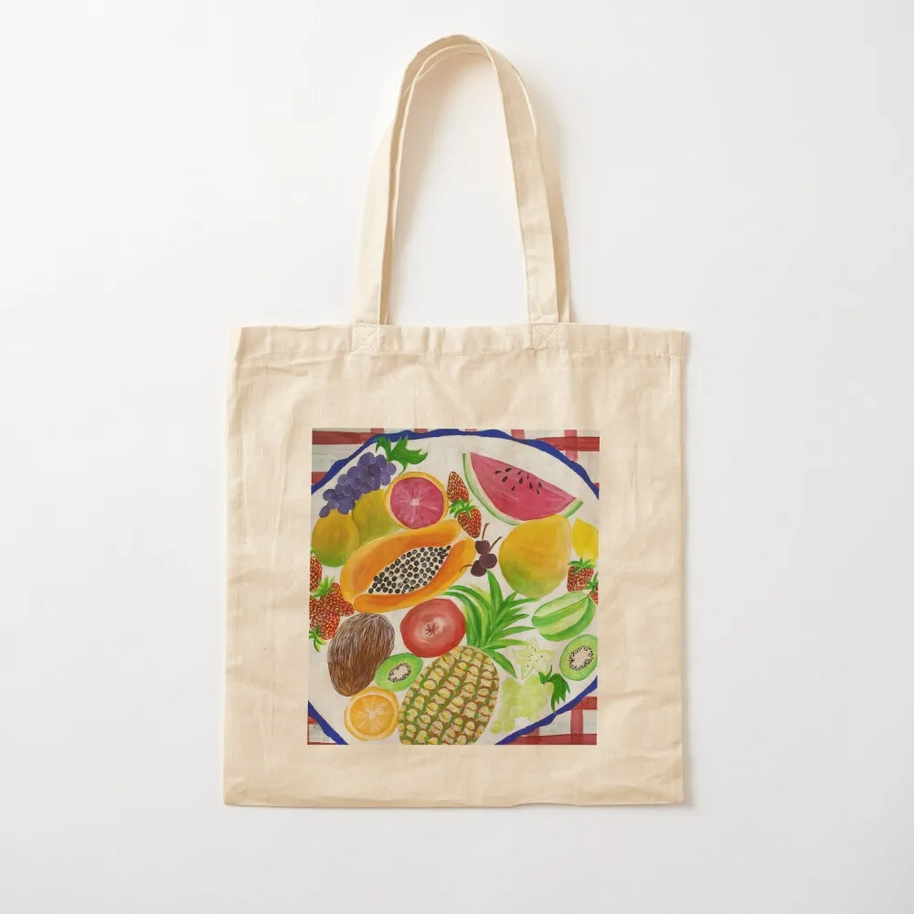 حقيبة حمل سلطة الفاكهة حقيبة نسائية فاخرة للمتسوقين حقيبة تسوق بعجلات صديقة للبيئة #2