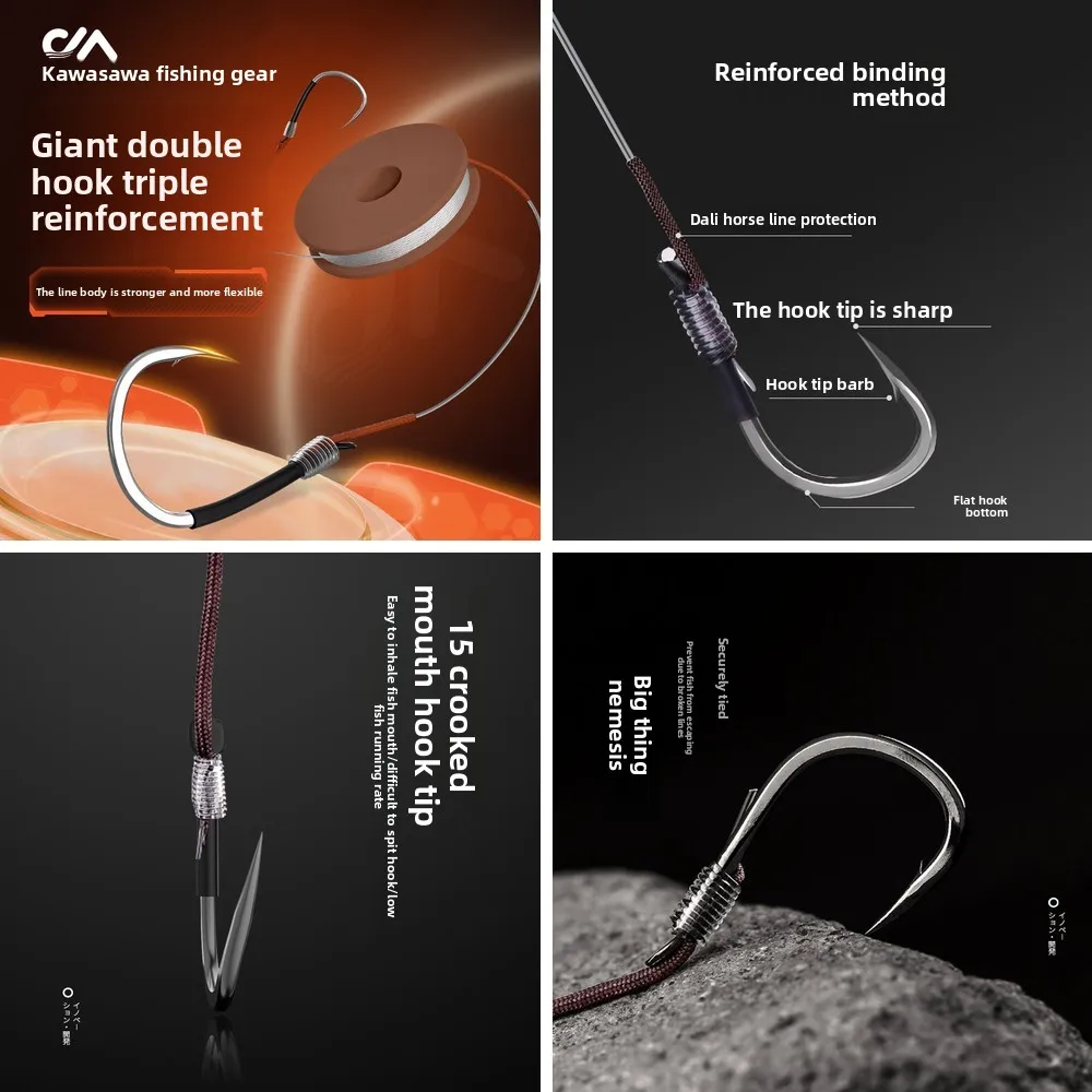 10-pack-triple-reinforced-giant-fishing-double-hooks-pre-tied-strong-fishing-line-for-big-carp-catfish-monster-fishing