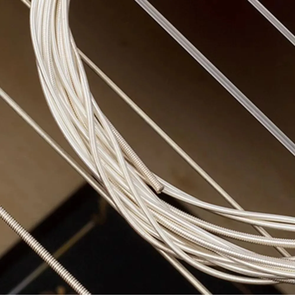 Nylon Classical Guitar Strings Silver Plated High-Tension Replacement Guitar Strings Super Light Tension Classical Type