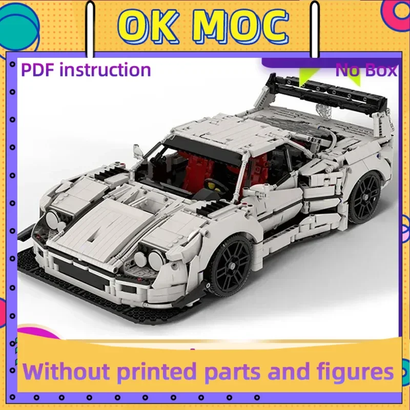 ตัวต่อโมเดลรถซูเปอร์คาร์รุ่น Freestyle F40 ของเล่นประกอบเองสำหรับเด็ก ของขวัญวันหยุด