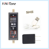 SURECOM SW-33 Portable SWR Meter 100-520MHz VHF/UHF 100W for Ham Radio, Built-in Battery, USB Charging, SMA Connector