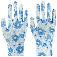 1Pair Thin Planting Labor Gloves Labor Protection Nylon Gardening Gloves Wear-Resistant Non-slip Women Work Gloves Workplace